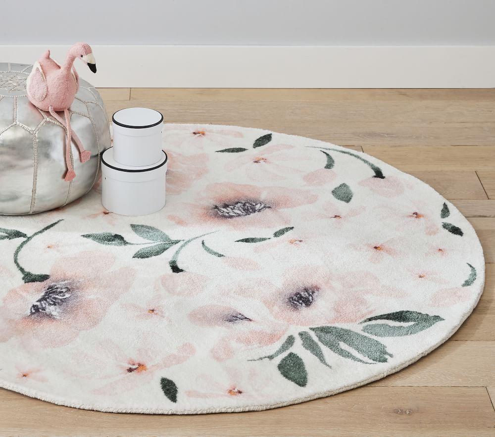 Meredith Floral Econyl Round Rug